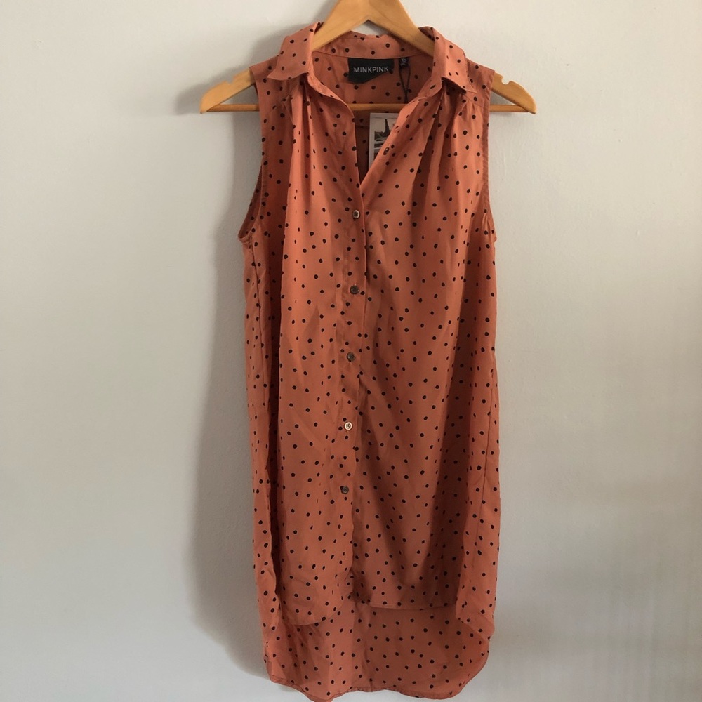 Polka dot tunic dress